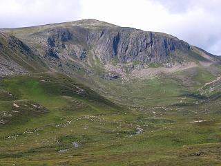 Looking west into Coire Etchachan from Lairig an Laoigh.