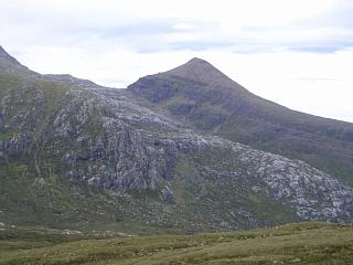 RuadhStacMor from lower slopes of Beinn Tarsuinn