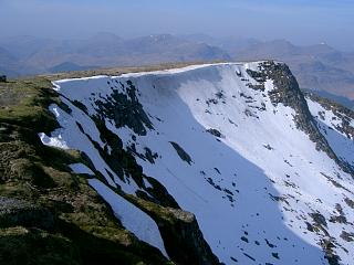 Looking NW from the summit of Stob Coir an Albannaich.