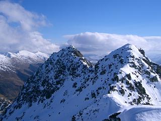 Sgurr na Forcan (963m) and its 958m top