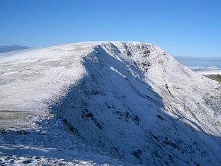 The summit ridge of Sron a'Choire Ghairbh from its SE top.