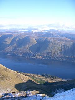 The Great Glen and Loch Lochy from Meall Coire Lochain.