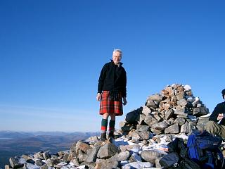 The summit of Beinn a' Chlachair.