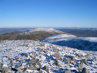 Geal Charn from the summit of Beinn a' Chlachair.