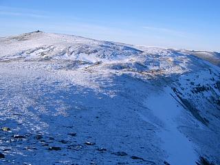 Geal Charn from its eastern top.