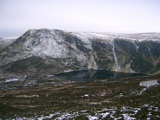 Loch Dubh & Sron nan Laogh from Carn Dearg.