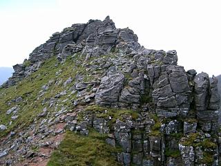 The ridge from Spidean a' Choire Leith to Mullach an Rathain