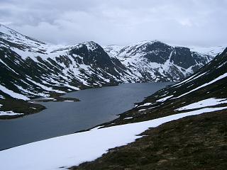 Loch Avon from The Saddle.