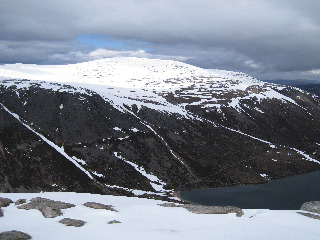 Cairn Gorm and Loch Avon from N end of Carn Etchachan