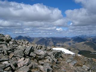 The view northwards from Stob Ghabhar.