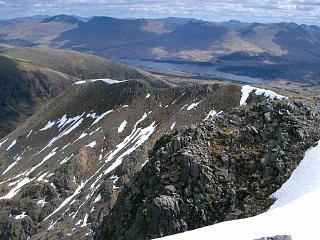 Aonach Eagach ridge of Stob Ghabhar.