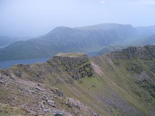 The exhilerating NW ridge of BeinnTarsuinn