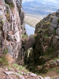 A gully on the Corrag Bhuidhe ridge