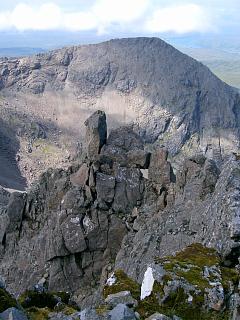 The eye on the west ridge of Sgurr nan Gillean.